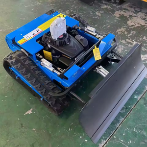 Tondeuse à gazon tout-terrain, châssis à chenilles en caoutchouc agricole, tondeuse à gazon robotisée télécommandée, pièces de machines de construction - Product Image 2