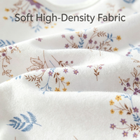 Combinaison pour bébé fille en coton doux avec col à volants, manches longues, poignets à volants et boutons-pression, tenue décontractée pour la maison, vente en gros