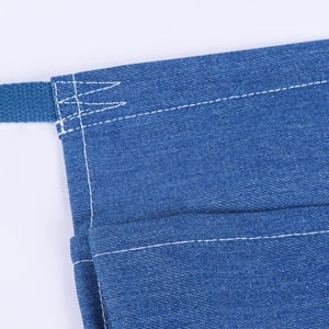 Delantal de cintura vaquera con 6 bolsillos grandes para mujer/hombre, delantal de <span class=keywords><strong>servidor</strong></span> para camarera, libro, cubiertos para teléfono - Product Image 4