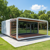 Maison préfabriquée modulaire Apple Cabin personnalisable, disponible en toutes tailles, couleurs et configurations, pour usage commercial et résidentiel