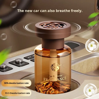 Diffuseur de parfum en verre moderne avec motif rose - Style cool, parfum d'ambiance longue durée pour la maison et la voiture