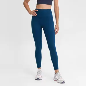 Meilleurs ventes usine de fabricants de pantalons de yoga vente en gros logo personnalisé leggings de yoga doux pour femmes vêtements de fitness