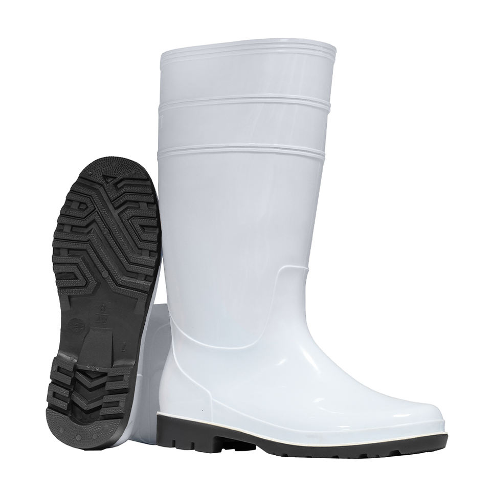 Whitle Pvc Boots Litai Men's Steel Toe PVC Rain Boots Water-Resistant Protective ...