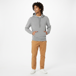 Nouveauté Hiver : Sweat à Capuche Homme Coupe Classique en Polyester/Coton Respirant – Style Unique, Design Vintage Tendance - Product Image 1