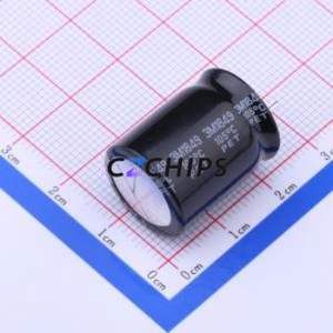 Condensateur électrolytique en aluminium à montage traversant 450BXC33MEFCCE16X20, D16xL20mm 33uF 20% 450V 7.5mm - Product Image 2