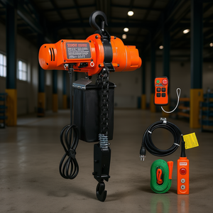 Polipasto Eléctrico de Cadena de 2200 Libras y 20 Pies con Control Remoto, Equipo de Elevación para Almacenes - Product Image 2