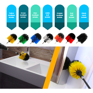 Kit de brosses de nettoyage électriques multifonctionnelles 20 pièces avec tampons de <span class=keywords><strong>polissage</strong></span>, ensemble mixte pour le nettoyage de la maison et de la voiture - Product Image 4