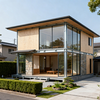 Villa duplex moderne de luxe préfabriquée en structure légère en acier, fabriquée en Chine, de haute qualité, avec design 3D, chambre à coucher et salon personnalisés
