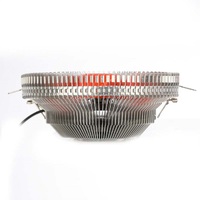 PC CPU Ventilateur Cuivre Cpu Radiateur Refroidisseur Ventilateur pour INTEL LGA775 Lga 1155 1156 1150 4pin Ordinateur DC 12V Cpu Refroidisseur