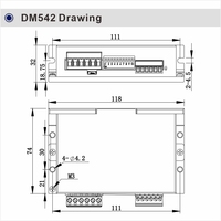 Motor paso a paso Nema 24 de circuito abierto de 3 Nm de alta precisión para equipos de automatización y piezas de router CNC