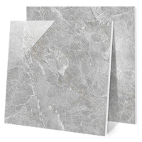 Carrelage en porcelaine aspect marbre gris clair 800x800mm, facile à nettoyer, imperméable, pour sol, mur, salon, hôtel