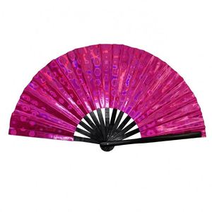 Abanico Plegable de Bambú Pintado de 33 cm (13 Pulgadas) para Kung Fu, Deportes, Regalo Promocional, Recuerdo de Fiesta, Baile, Tallado y Portátil - Product Image 3