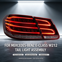 Nouvelles feux arrière LED de luxe avec lentille transparente pour Mercedes Classe E W212 2009-2013, feux de circulation/clignotants/feux de freinage, garantie 1 an