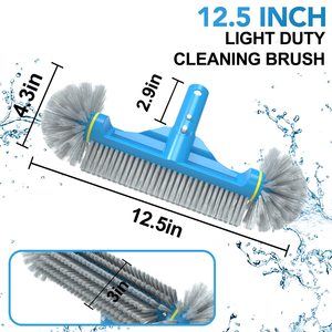 Hồ bơi vòng chà bàn chải hồ bơi gạch làm sạch bàn chải đầu cao cấp mạnh mẽ lông với bán cầu kết thúc - Product Image 6