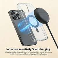 Chargeur sans fil magnétique rapide 25W avec support réglable pour Samsung, pour iPhone, pour téléphones Android