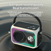 Speaker cermin baru dengan lampu LED Speaker nirkabel Bluetooth