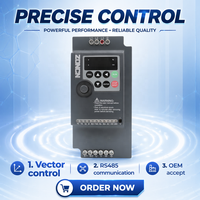 ZONCN NZ200 1.5KW 220V Kontrol Vektor Input Fase Tunggal Tiga Output Inverter Penggerak AC 50hz 60hz VFD VSD