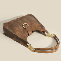 Sac à main en cuir PU de style rétro pour femmes, nouveau design, sac à main en bandoulière, sac à main souple, sac à main pour femmes, sac à bandoulière