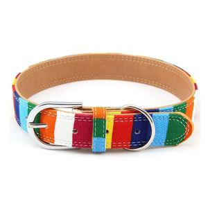 <span class=keywords><strong>Collar</strong></span> de perro grande acolchado con producto para mascotas, <span class=keywords><strong>Collar</strong></span> personalizado de lona y cuero para cachorros y gatos para perros pequeños, medianos y grandes, collares para Chihuahua - Product Image 6
