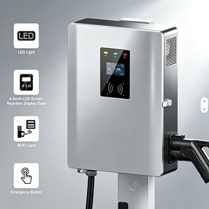เครื่องชาร์จรถยนต์ไฟฟ้าแบบเร็ว DC 7kW รุ่นใหม่ หน้าจอสัมผัส 2.7 นิ้ว ได้รับการรับรองมาตรฐาน CE รองรับ 4G Ethernet ชำระเงินผ่านแอปพลิเคชัน มาตรฐาน IP54 ติดตั้งบนผนัง - Product Image 5