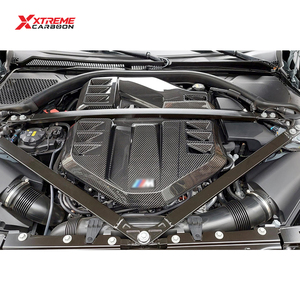 XTREME 100% Trockene Kohlefaser Motorabdeckung Motor-Schönheitsabdeckung für BMW S58 G80 G81 M3 G82 G83 M4 G87 <span class=keywords><strong>M2</strong></span> Motorraum-Abdeckung - Product Image 5