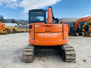 Used Hitachi ZX75US 7 ton mini crawler excavator used HITACHI ZX30 ZX50 ZX60 ZX75US construction <b>machinery</b> - Product Image 2