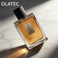 Juego de Botellas de Perfume de Vidrio Recargables de 50 ml y 100 ml con Impresión de Logotipo Personalizado para Fragancias de Marca