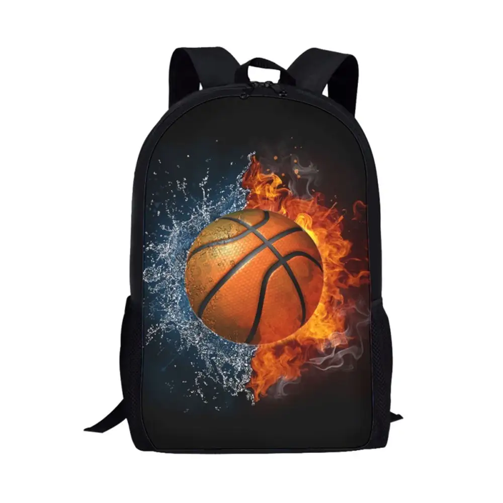 Школьный рюкзак с Баскетбольным принтом