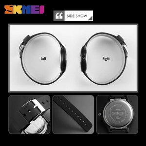 Reloj Skmei 1419 de Cuarzo para Hombre, Diseño Simple, 30M Resistente al Agua, Cronógrafo Deportivo, Correa Roja, Reloj de Pulsera, Relogio Feminino - Product Image 3