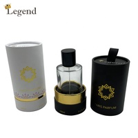 Tube en papier cadeau 2026 pour huiles essentielles 30ml 50ml 100ml, emballage de flacon de parfum, boîtes cylindriques de luxe vides, boîte de parfum personnalisée avec logo