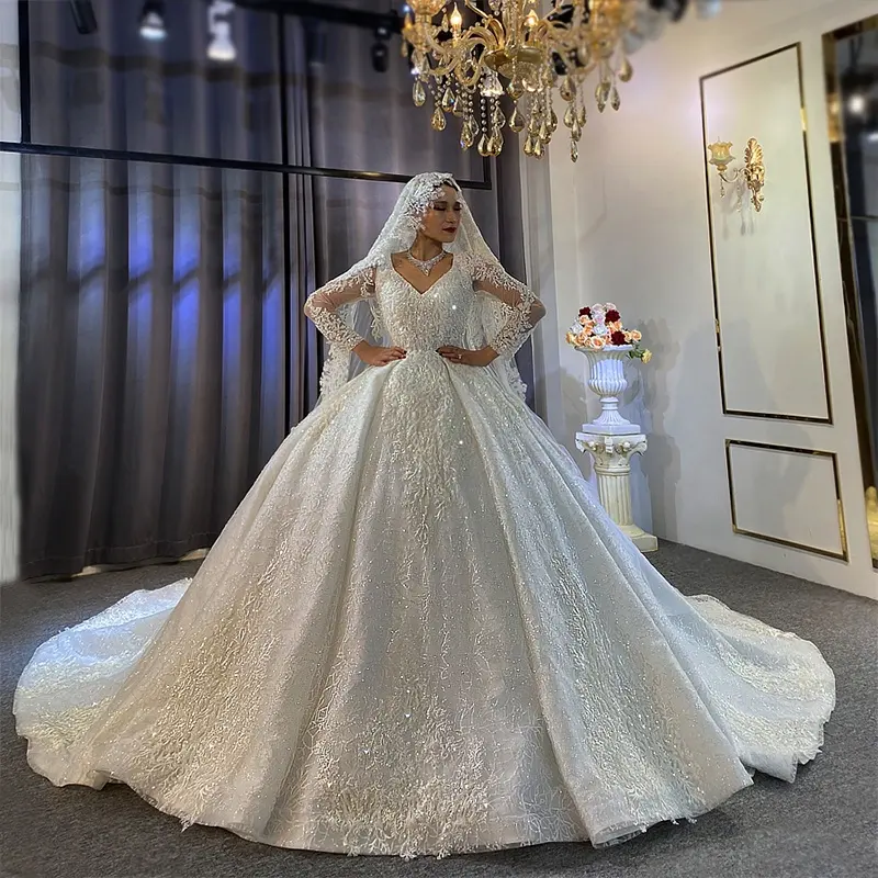 Jancember NS3926 lüks son tasarımlar boncuklu 2022 basit gelin kıyafeti düğün elbisesi