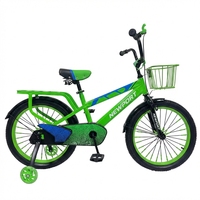 Vélo Enfant SY Factory Sports Cycle Monopièce avec Porte-Bagages Arrière, Pédales Standard et Fourche en Acier pour Garçons