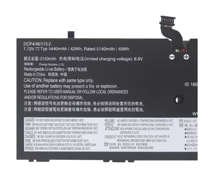 Nouvelle batterie 42Wh L16L4P91 pour <span class=keywords><strong>Lenovo</strong></span> <span class=keywords><strong>ThinkPad</strong></span> <span class=keywords><strong>X1</strong></span> <span class=keywords><strong>Tablet</strong></span> GEN 3 01AV454 7.72V 5140mAh - Product Image 3