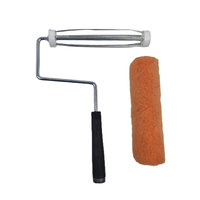 Juego de cepillos de tambor de microfibra PMS de 9 pulgadas, bandeja gruesa, cepillo de rodillo personalizable, herramientas manuales, demanda de fábrica