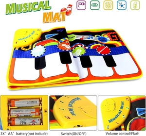 Đàn <span class=keywords><strong>Piano</strong></span> Mat Toddler Đồ Chơi Âm Nhạc Mat Với 25 Âm Nhạc Âm Thanh Sàn Bàn Phím Đàn <span class=keywords><strong>Piano</strong></span> Mat Thảm Cảm Ứng Playmat Đồ Chơi Giáo Dục - Product Image 3