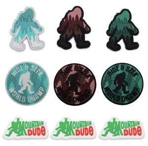 Мифический Лесник: нашивка на липучке с вышивкой из ПВХ, настраиваемый цвет, для декора рюкзаков, головных уборов и одежды - Product Image 2