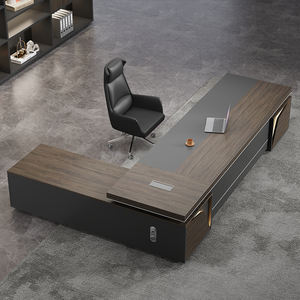 Escritorio Ejecutivo Moderno, Premium, Robusto, Confiable y de Lujo LR-BD-046, Muebles de Oficina Contemporáneos para CEO, Oficina Comercial - Product Image 3