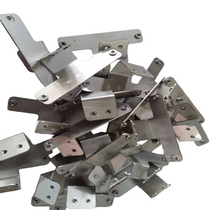 Parti di staffa di stampaggio in metallo personalizzate Connettore a 4 fori a piastra piatta per 2/1-bullone nella fabbricazione di lamiere a 1 5/8 - Product Image 4