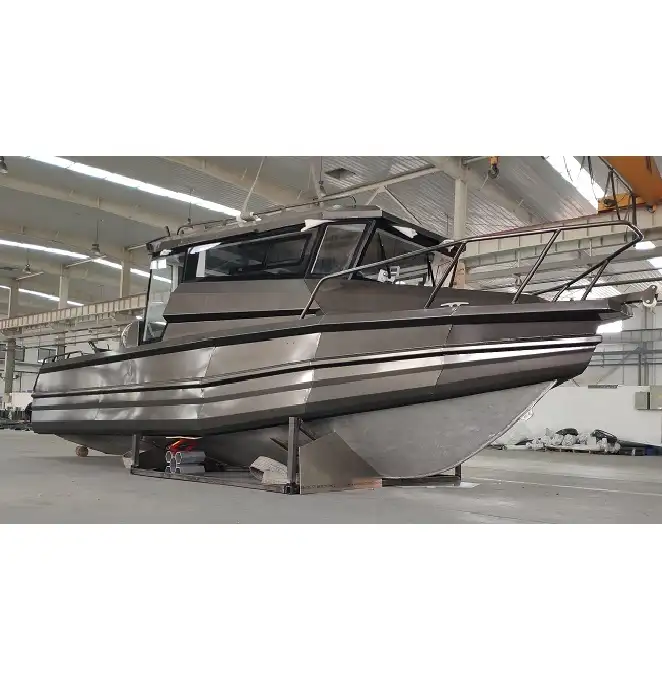 7,5 м/25 футов алюминиевая легкая поделка лодка для рыбалки скоростная лодка для продажи