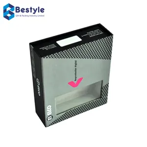 Магнитная упаковочная коробка с прозрачным пластиковым окном