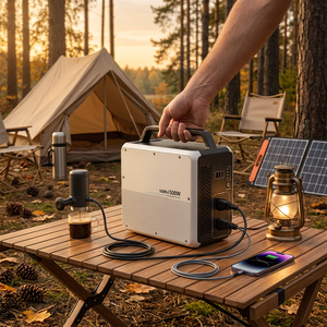 High Capacity Solar Power Kit AC DC Output Support AC DC Electrical Equipment Portable Solar Storage <b>System</b> for RV Outdoor Use - Product Image 1
