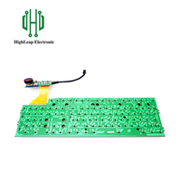 Rgb Tipe C terlaris yang dapat disesuaikan 40% 50% 60% 65% 75% Tkl 80% 100 Keyboard PCB RGB