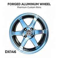 Jantes en alliage forgé en stock 15x7J ET 38 4 trous 4x100 pour Toyota Vios Yaris Honda Fit City Kia K2