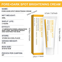Crème Visage Bio à la Niacinamide Marque Blanche Éclaircissante Hydratante Traitement Anti-Taches pour Peaux Foncées Fabricant