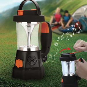 Xách tay khẩn cấp Tay Crank đài phát thanh với LED Đèn pin đèn lồng AM/FM thời tiết đài phát thanh và ngân hàng điện cho Cơn Bão cúp điện - Product Image 6