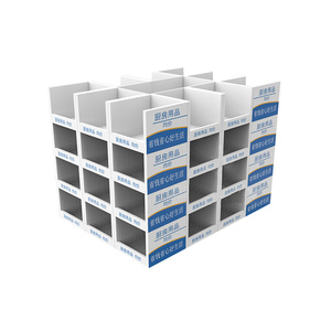 Venta al por mayor rectángulo ecológico personalizado cartón corrugado Snack galleta leche cartón embalaje bandeja tienda soporte de exhibición - Product Image 3