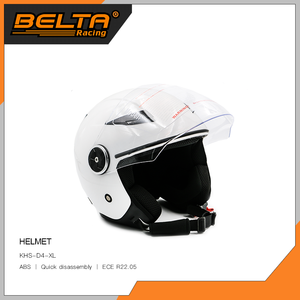 Belta หมวกกันน็อคมอเตอร์ไซค์แบบเปิดหน้าวัสดุ ABS สีขาว XS <span class=keywords><strong>M</strong></span> XL XXL KHS-D4-XL ขนาด - Product Image 2