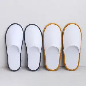 Zapatillas cómodas desechables suaves Unisex al por mayor populares de fábrica zapatillas de hotel antideslizantes