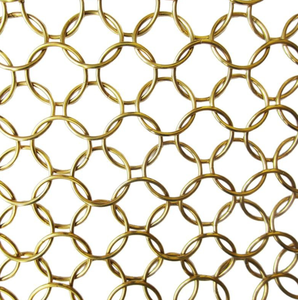 Cortina Decorativa <span class=keywords><strong>de</strong></span> Malla Metálica con Anillos <span class=keywords><strong>de</strong></span> Bloqueo <span class=keywords><strong>de</strong></span> Metal <span class=keywords><strong>de</strong></span> Colores Galvanizados, Cortina <span class=keywords><strong>de</strong></span> Malla para Separación <span class=keywords><strong>de</strong></span> Ambientes, Utilizada para Decoración <span class=keywords><strong>de</strong></span> Interiores - Product Image 4