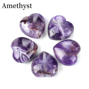 Offre Spéciale Spirituel Guérison Cristal Pierre Saint Valentin Cadeau 3cm Cristal <span class=keywords><strong>Coeur</strong></span> DIY Pendentif Cadeaux De Mariage - Product Image 6